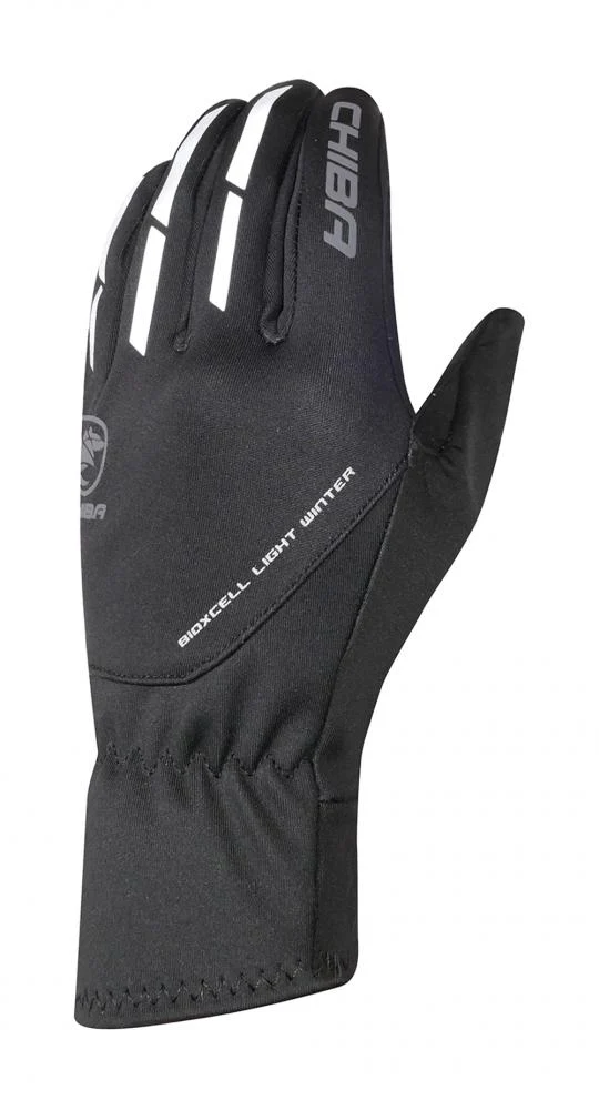 CHIBA BioXCell Light Winter - Radhandschuhe XS schwarz, winddicht & gepolstert