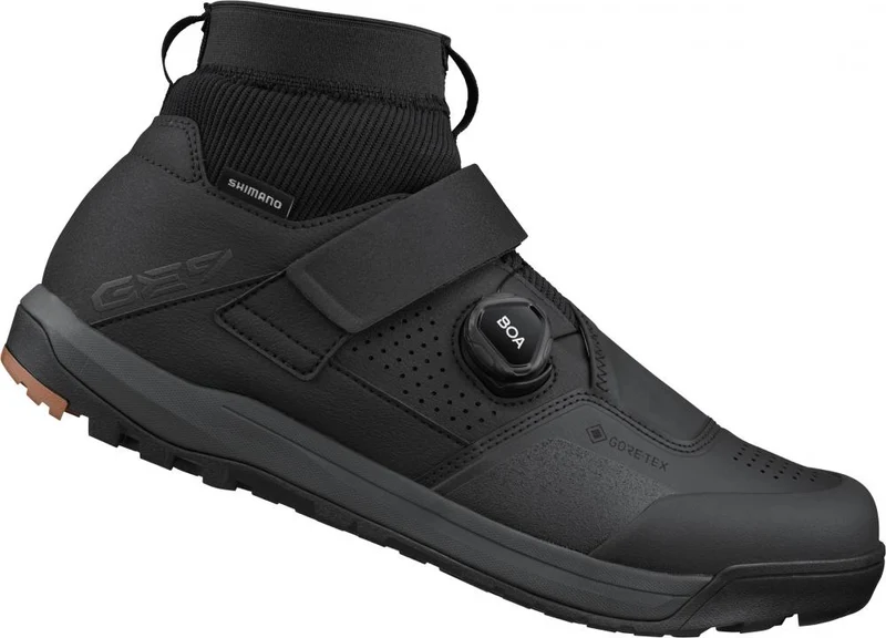 SHIMANO Fahrradschuhe GE900GTX Herren/Damen MTB SPD Größe 43 Schwarz - wasserdicht mit GORE-TEX Innenschuh