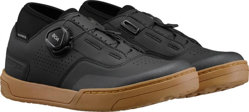 SHIMANO GF800, SCHUH, WOMEN, FLAT, BLACK/AMBER, GR. 42 Fahrradschuhe - 800,