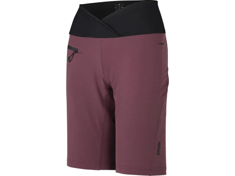 iXS Flow XTG Hip-Hugger Women Shorts Raisin 40