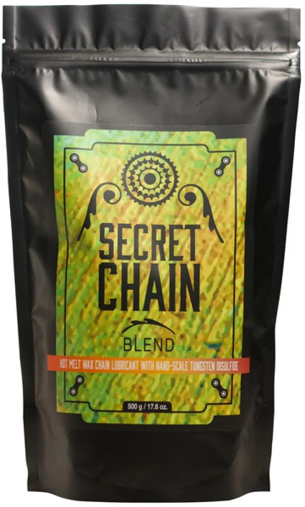SILCA Secret Chain Blend Heißwachs-Kettenwachs - 500 g, WS2 Wolframdisulfid, PFAS-frei, bis 8 W Ersparnis, Fahrradkette