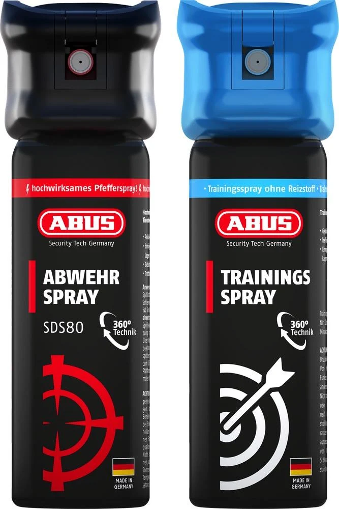 ABUS SDS80 TwinPack Tier-Abwehrspray und Trainingsspray 45 ml