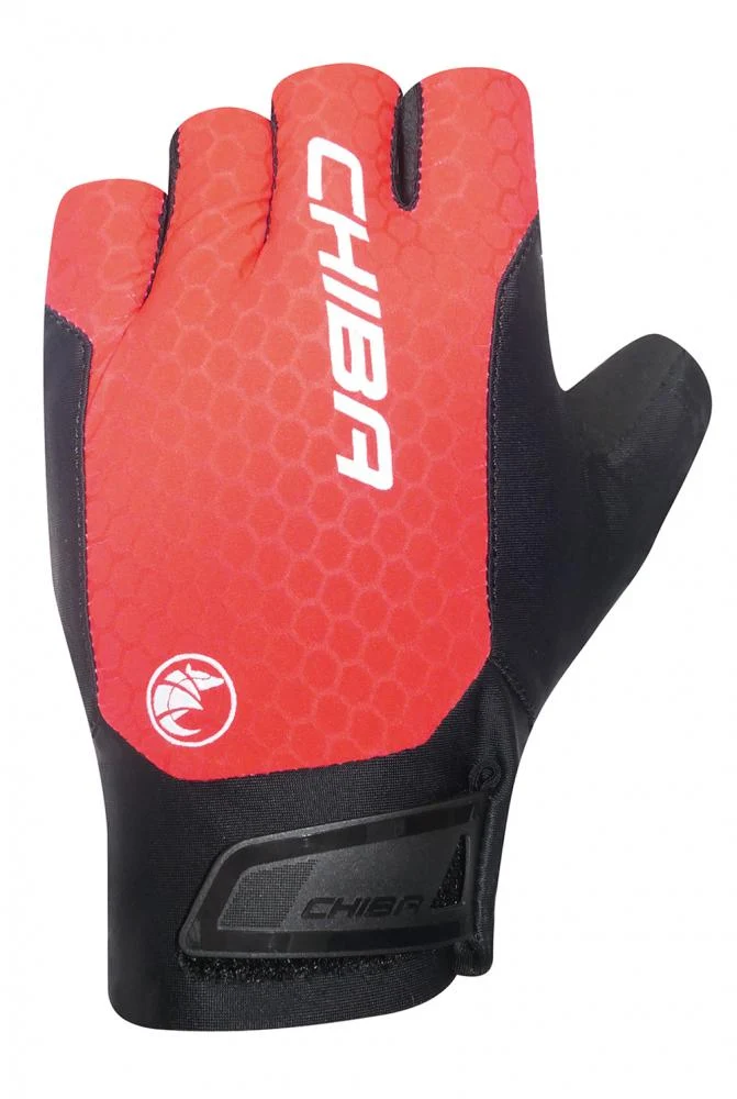 CHIBA Pure Race II - Radhandschuhe, XXL, rot, atmungsaktiv, leicht, kurzer Finger