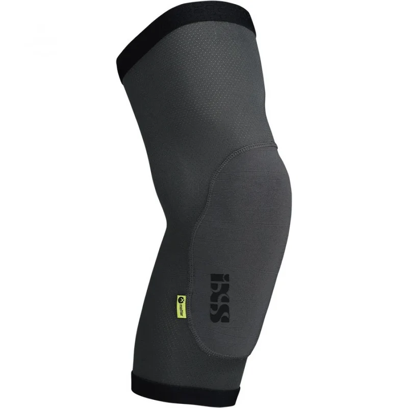 IXS Sports Division iXS Flow Light Knee Guard M grey - leichter Knieschoner mit Top-Schutz