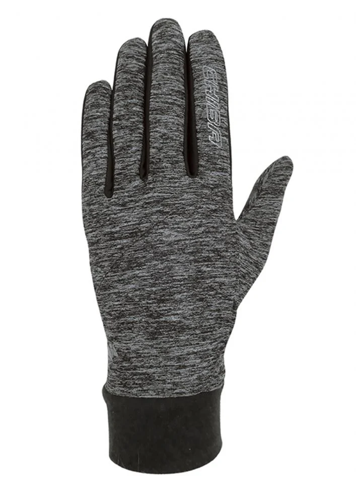 CHIBA Allround Light - Radhandschuhe hellgrau XL, Polartec-Fleece, Touchfunktion