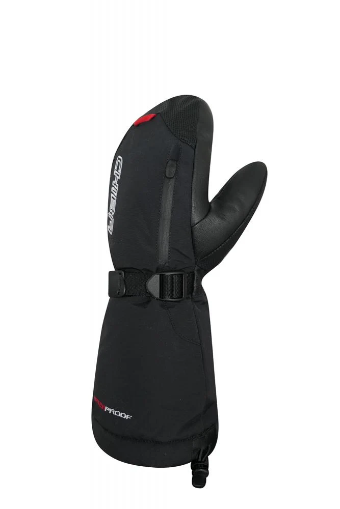 CHIBA Thermo Mitten - wasserdichte Winter-Fahrradhandschuhe schwarz, Größe 6,5