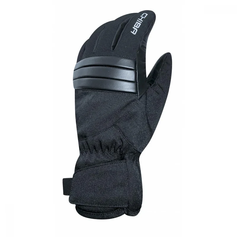 CHIBA Lake Placid - wasserdichte Winter-Radhandschuhe, schwarz, Größe 9,5