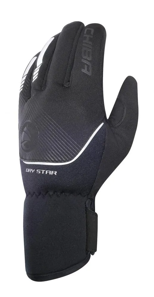 CHIBA Dry Star - wasserdichte, winddichte & atmungsaktive Radhandschuhe schwarz XXL