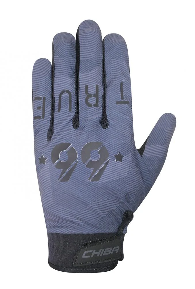 CHIBA Double Six - Radhandschuhe kurz, S, dunkelgrau, ungepolstert, atmungsaktiv