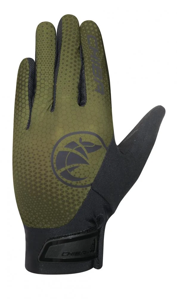 CHIBA BioXCell Touring - Radhandschuhe olive XS mit Gelpolster & Touchfunktion