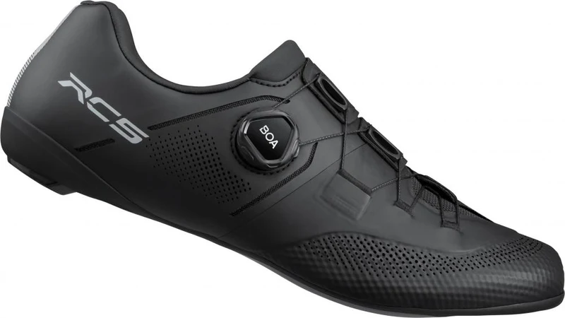 SHIMANO Fahrradschuhe RC503 Herren/Damen Road SPD-SL Typ Rennradschuhe, Schwarz, Größe 50