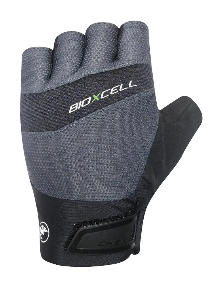 CHIBA BioXCell Pro - Radhandschuhe S dunkelgrau mit BioXCell-Polsterung