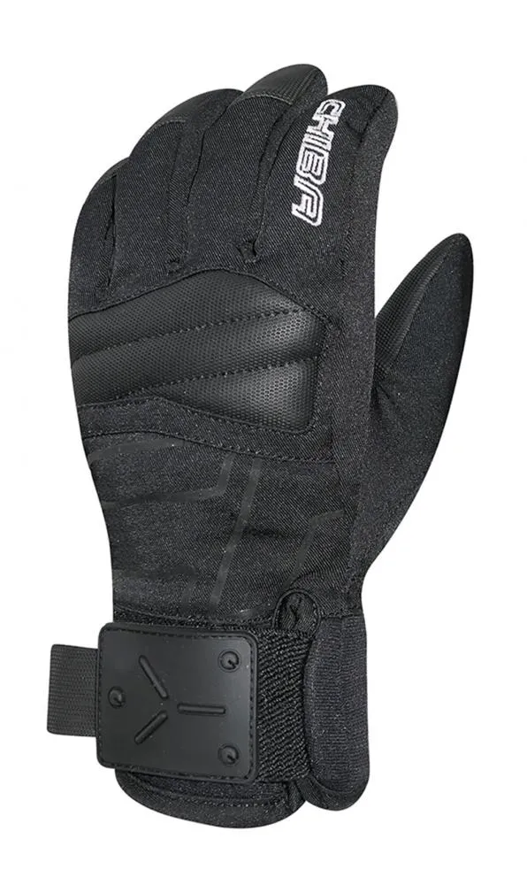 CHIBA Snow Speeder - wasserdichte Winter-Radhandschuhe mit Hotliner-Tasche, Größe 4