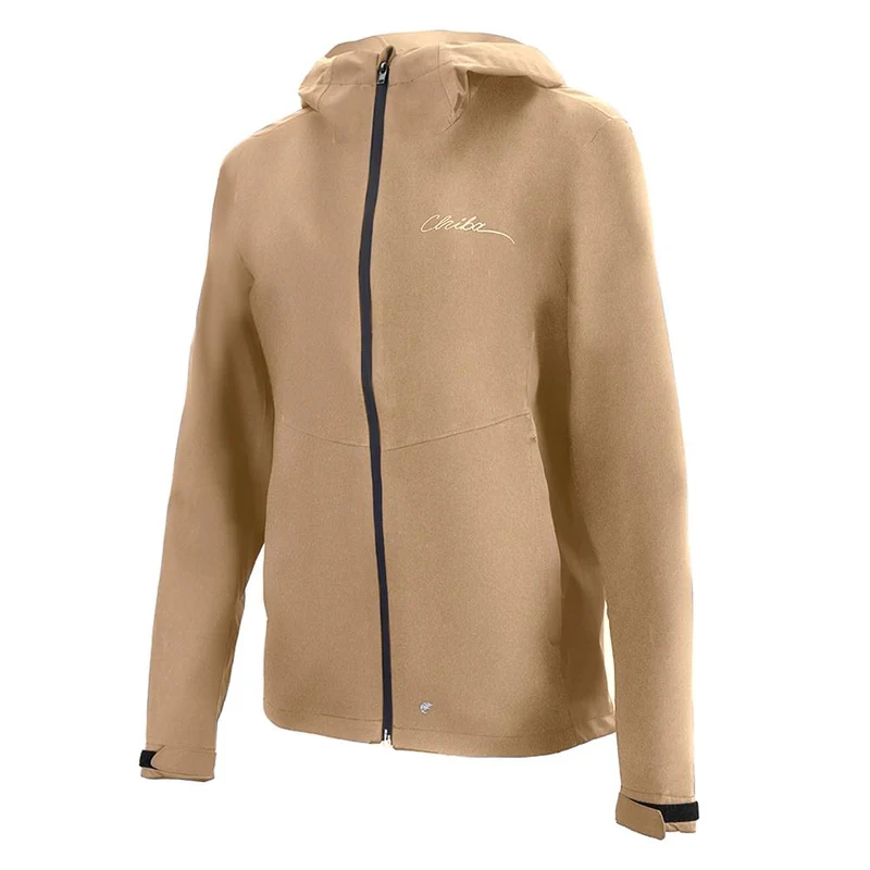 CHIBA Rainjacket Damen - 100% wasserdicht, winddicht & atmungsaktiv, 3XL, beige