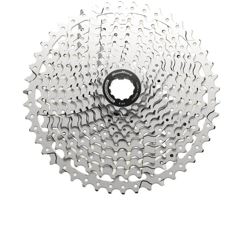 SunRace CSRZ800 12-fach Kassette 11-46T Metallic Silber - Leicht und präzise