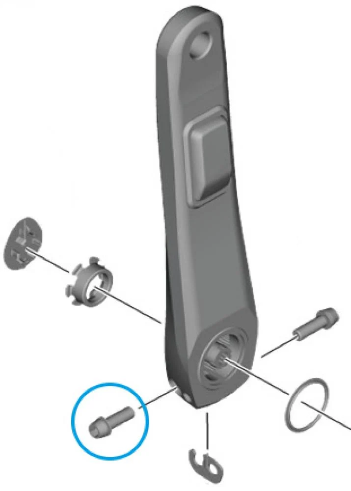 SHIMANO SCHRAUBE M6X19 MM MIT SCHEIBE - 6X19 MM, 19 MM