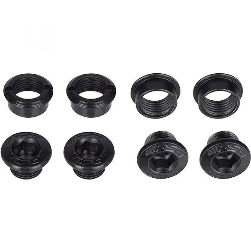 FSA Kettenblattschrauben E-Bike Edelstahl M8 x 15 mm Schwarz - sichere Kettenblattmontage