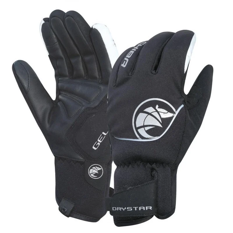 Chiba Handschuhe Dry Star lang schwarz silber Gr XS/6