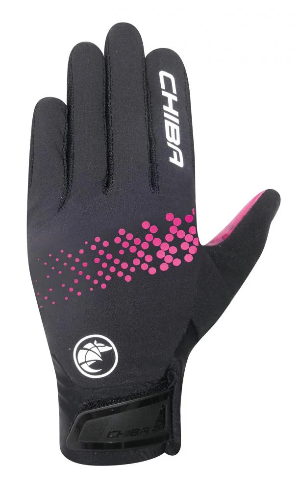 CHIBA Downhill Youth - Radhandschuhe XS/S schwarz/pink, atmungsaktiv & griffig