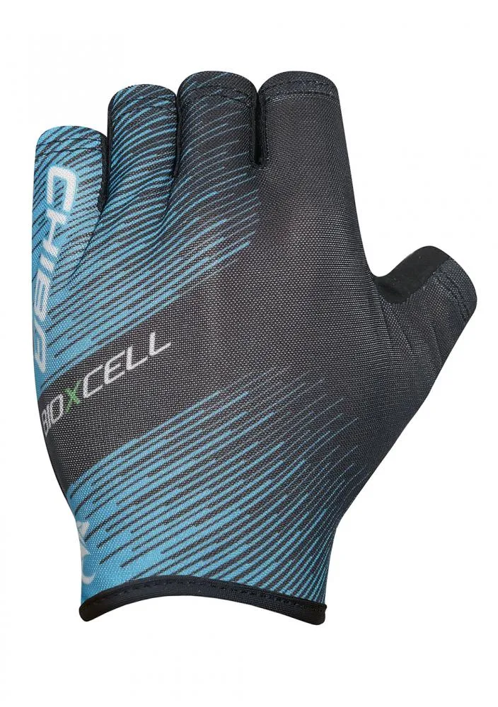 CHIBA BioXCell Tan Through - Radhandschuhe XXL türkis/schwarz, Gelpolster & Tan-Through-Oberhand