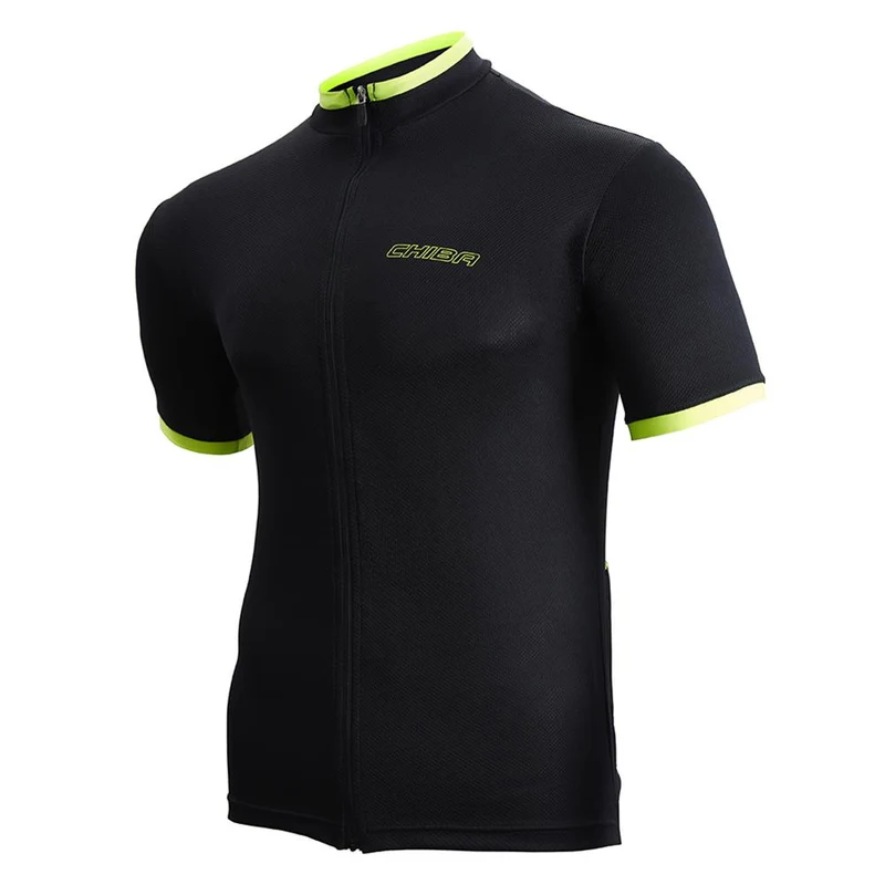 CHIBA Leisure Shirt - Radsport-Funktionsshirt, schwarz, XL, atmungsaktiv