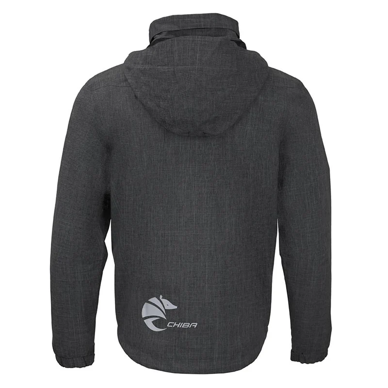 CHIBA Allweather Jacke - wasserdicht, winddicht, atmungsaktiv, Größe 4XL, dunkelgrau
