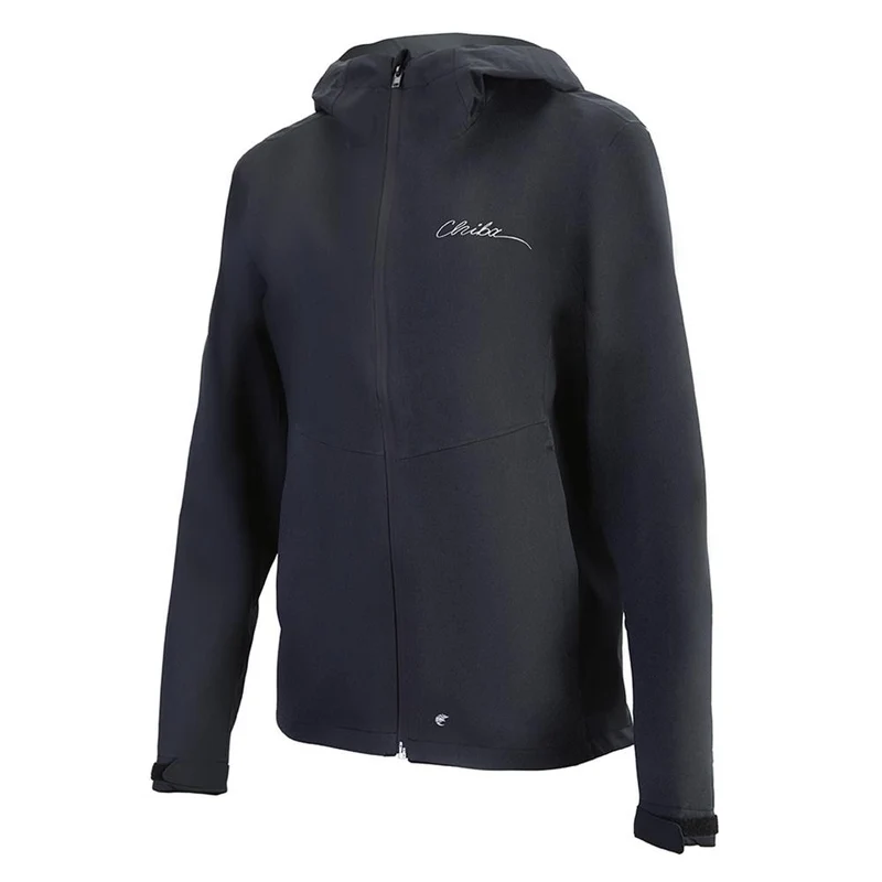 CHIBA Rainjacket Damen - wasserdichte, atmungsaktive Radjacke schwarz, Größe M