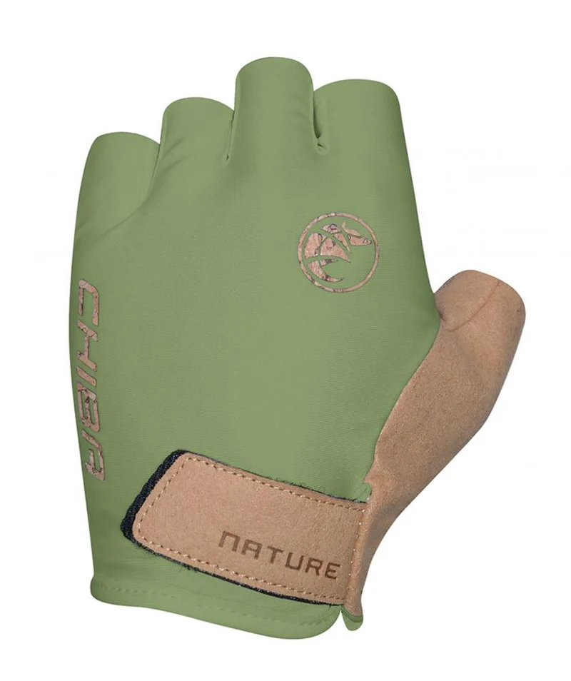 CHIBA Nature ECO - Radhandschuhe olive, L, atmungsaktiv & gepolstert