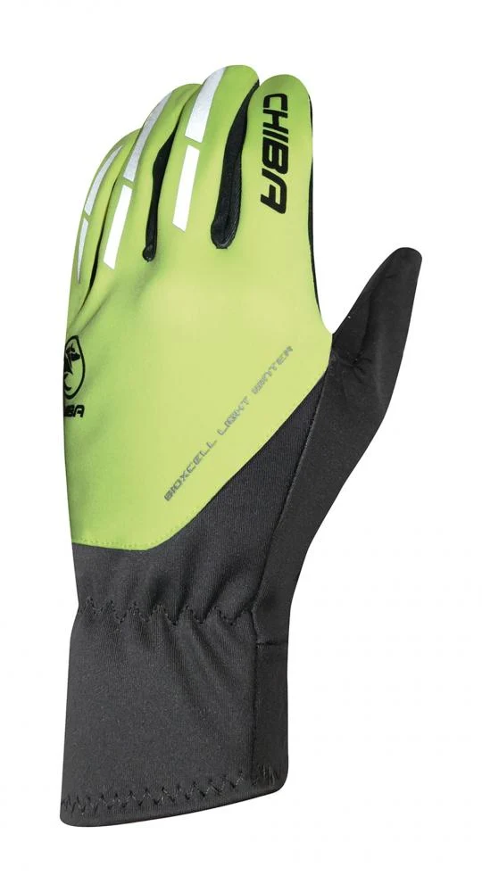 CHIBA BioXCell Light Winter - Radhandschuhe neongelb 3XL mit BioXCell-Polsterung
