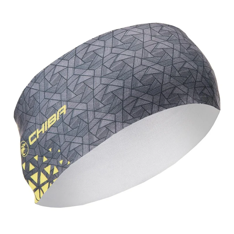 CHIBA Headband Summer - elastisches Stirnband neongelb, UV-Schutz, EG