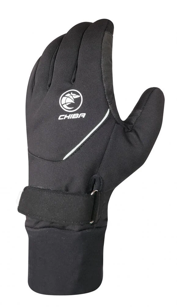 CHIBA Rain Pro - wasserdichte Radhandschuhe XS schwarz/weiß