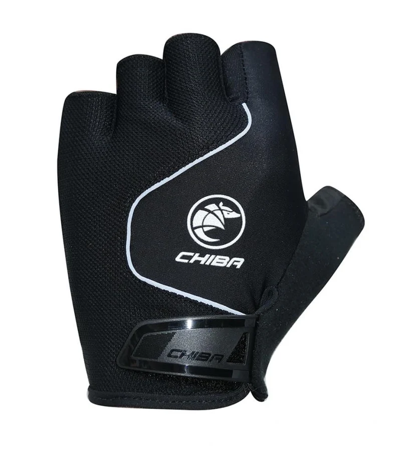 CHIBA Cool Air - Radhandschuhe schwarz 3XL, atmungsaktiv mit Gelpolsterung