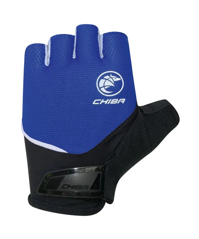 CHIBA Sport - Radhandschuhe kurz, royal, XL, atmungsaktiv, gepolstert