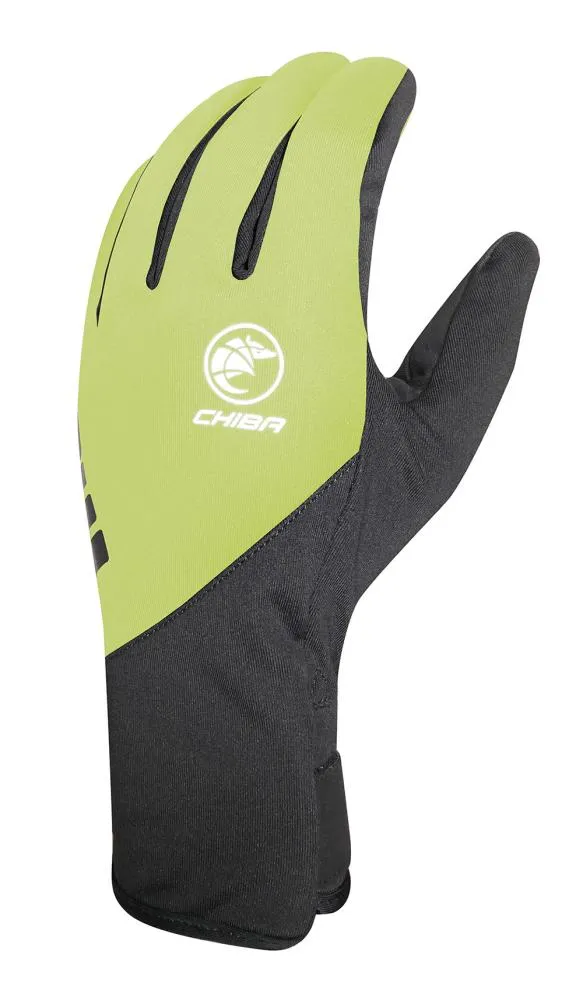 CHIBA Softshell Light - Radhandschuhe neongelb XS, winddicht & atmungsaktiv