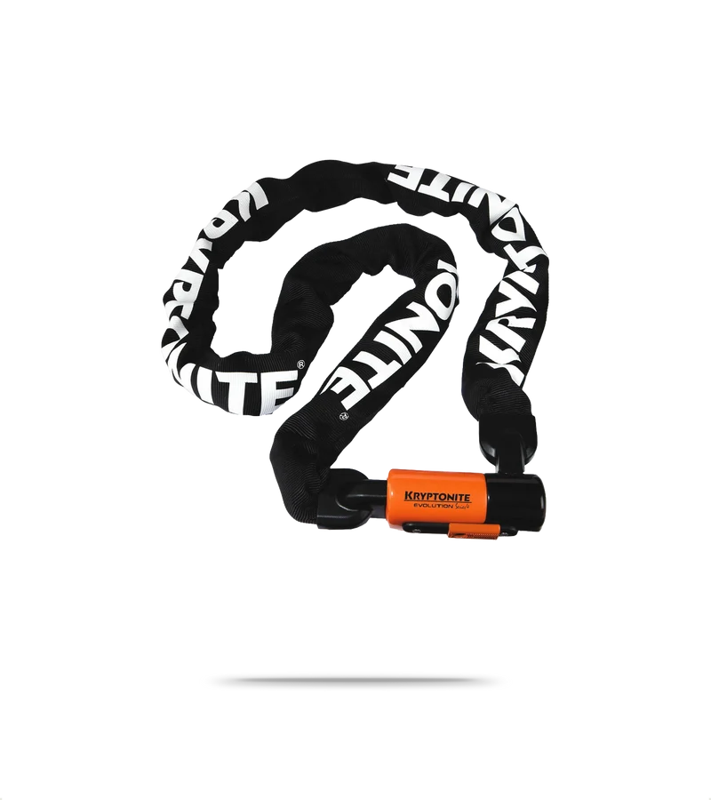 Evolution Series 4 1016 Integrated Chain Bike Lock Sold Secure Gold