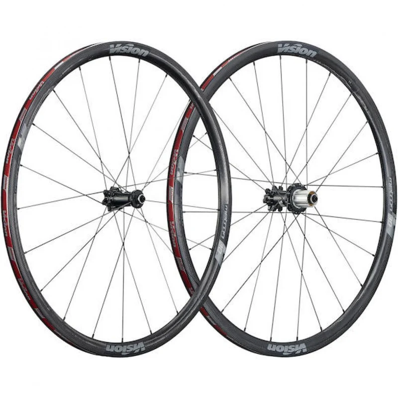 Vision Laufradsatz Metron 30 SL Disc 622x19x30 mm Schwarz - leichter Aero-Carbon-Disc-Laufradsatz