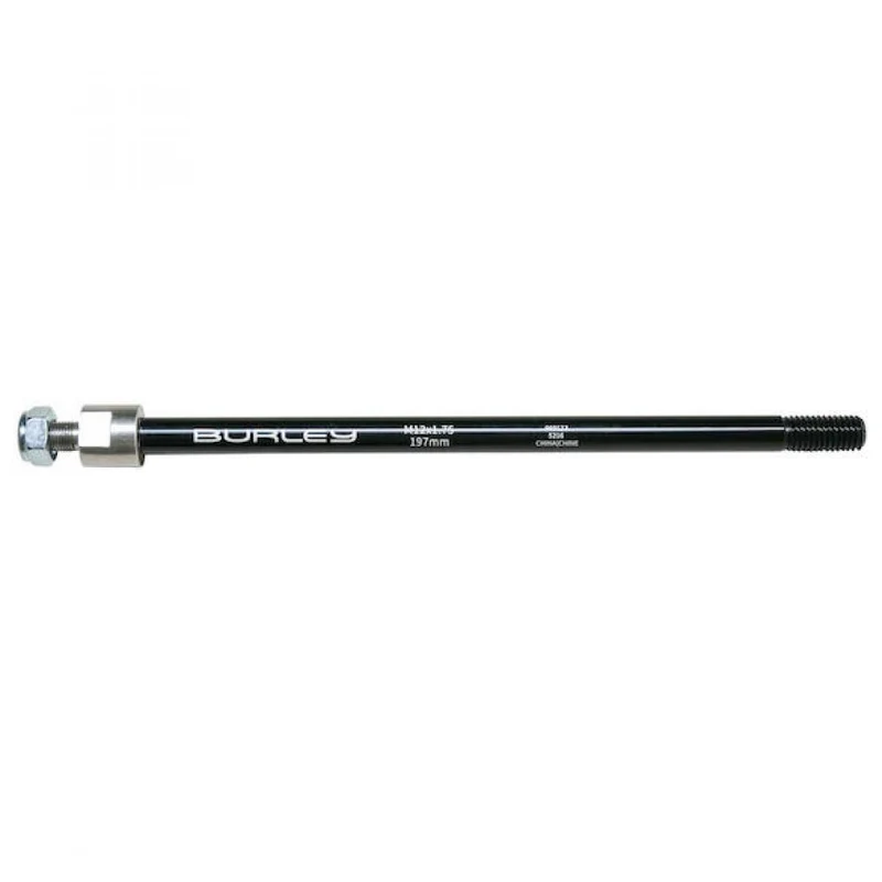 Burley Steckachse für Anhänger M12x1.75, 197 mm Schwarz - sichere Verbindung für Ihren Fahrradanhänger
