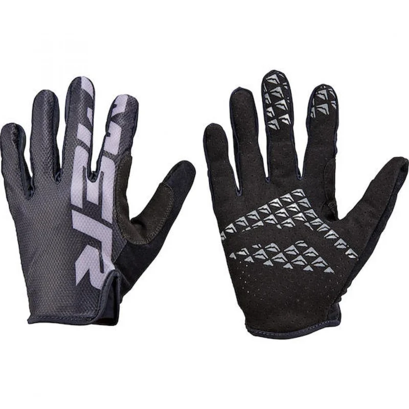 Merida Handschuhe TRAIL schwarz/grau S Schwarz/grau - atmungsaktive MTB-Fahrradhandschuhe