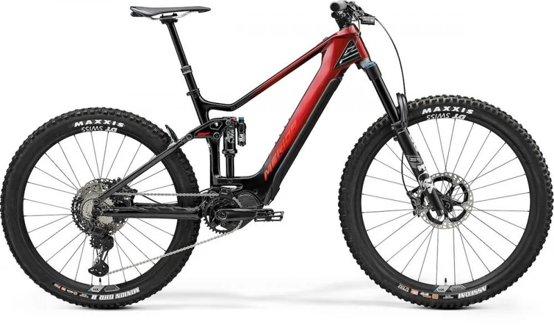 Merida eONE-SIXTY 9000 EP2 L (47) Schwarz/Dunkel-Rot - leistungsstarkes E-MTB Enduro