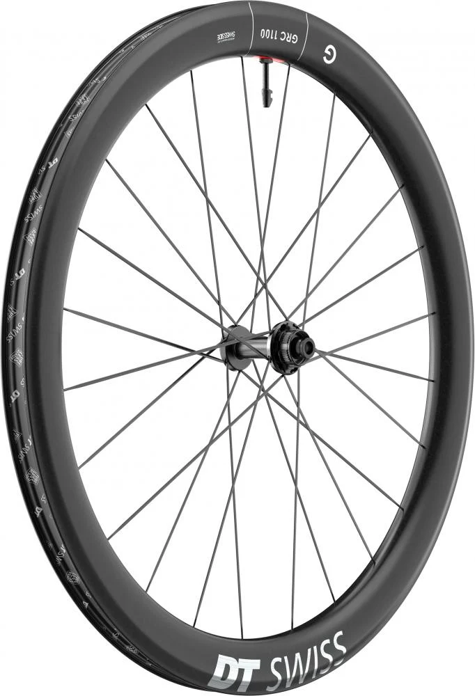 DT Swiss Laufrad GRC 1100 DICUT 29" 622 x 50 mm Schwarz - leichtes Gravel-Carbonrad
