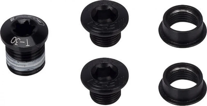 FSA Kettenblattschraubenset MTB 386 3-Arm 5-teilig Schwarz - sicherer Halt für dein Kettenblatt