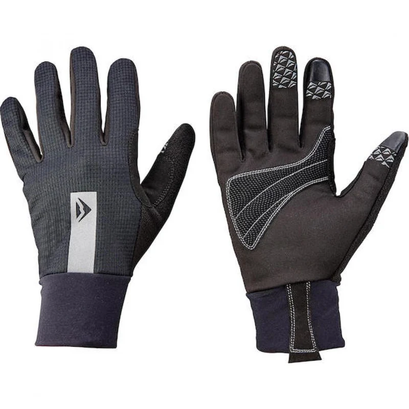 Merida Handschuhe WIND STOP schwarz/grau XXL Schwarz/grau - winddichte, warme Radhandschuhe