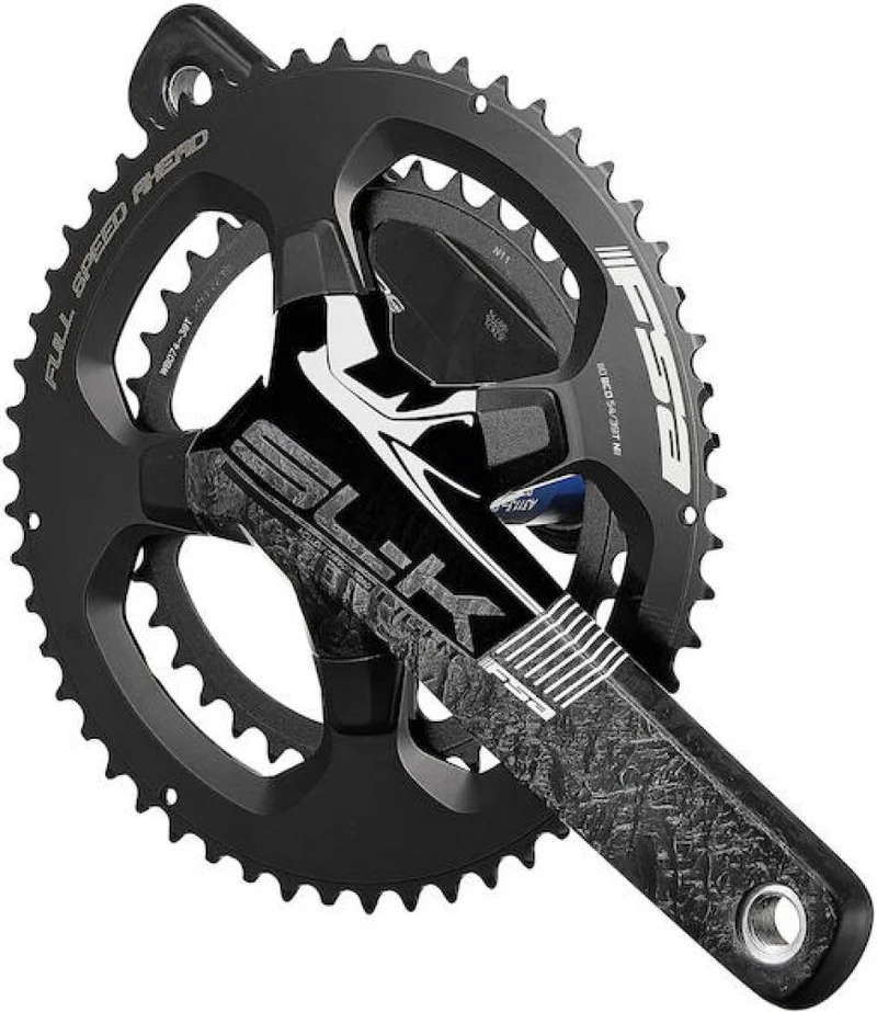 FSA Kurbelgarnitur SL-K Light ABS BB386Evo 170 mm Schwarz - leichte, steife Rennradkurbel