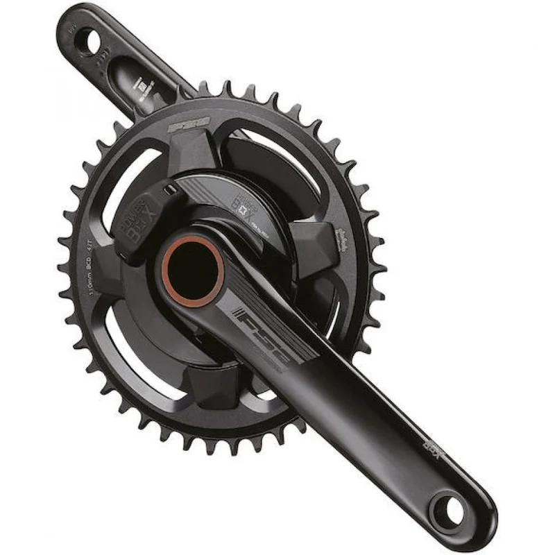 FSA Leistungsmesskurbel Powerbox Road Alloy 1x 172,5 mm Schwarz - präzises Watttraining