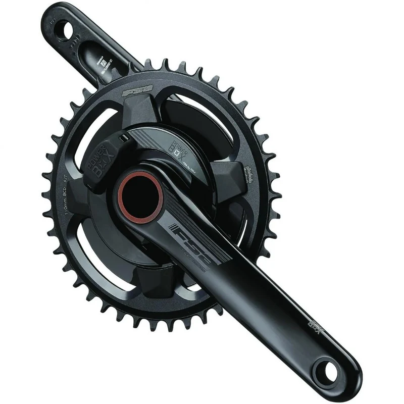FSA Leistungsmesskurbel Powerbox Road Alloy 1x 170 mm Schwarz - präzise Wattmessung