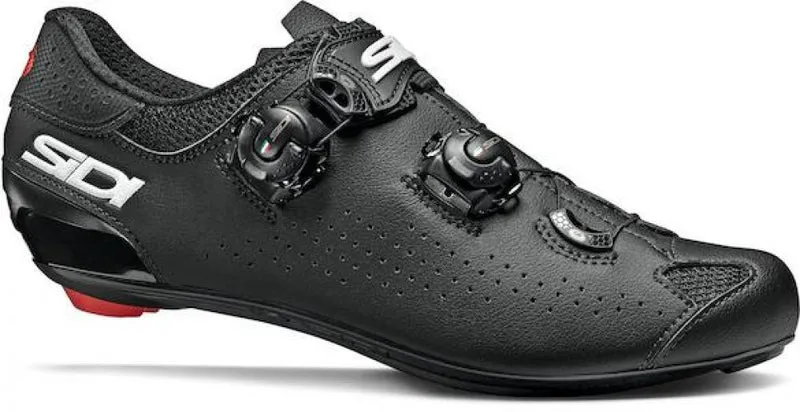Sidi ROAD Genius 10 black/black 41 schwarz - leistungsstarker Rennradschuh mit Carbonsohle