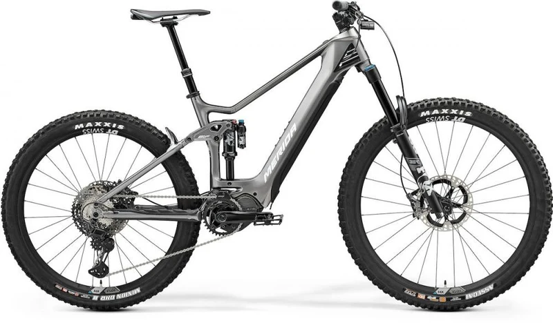 Merida eONE-SIXTY 9000 EP2 gunmetal-grau/titan M (44) - leistungsstarkes E-MTB in moderner Ausführung