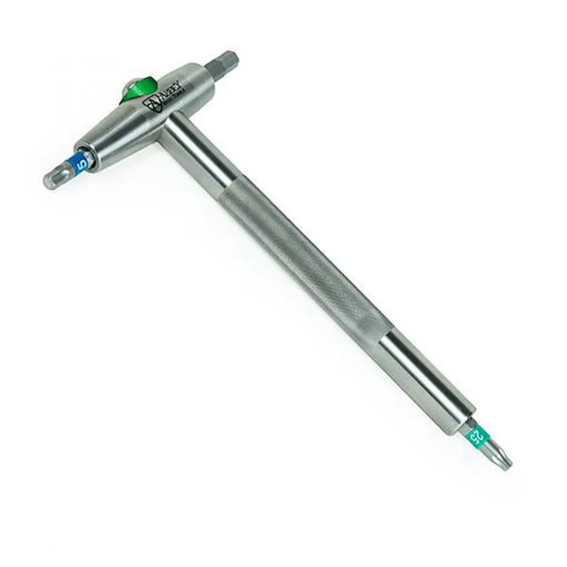 Abbey Tools Multitool T-Way 3-Bit-Griff Silber - maximale Hebelwirkung