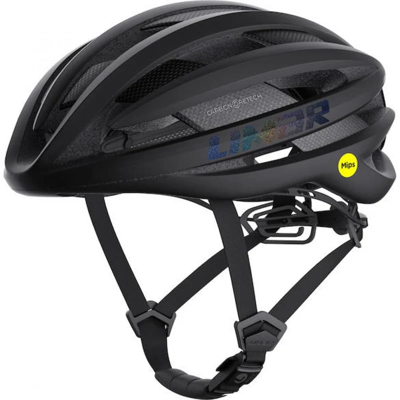 Limar Air Pro + Mips Iridescent Matt Black M - aerodynamischer Carbon-Rennradhelm