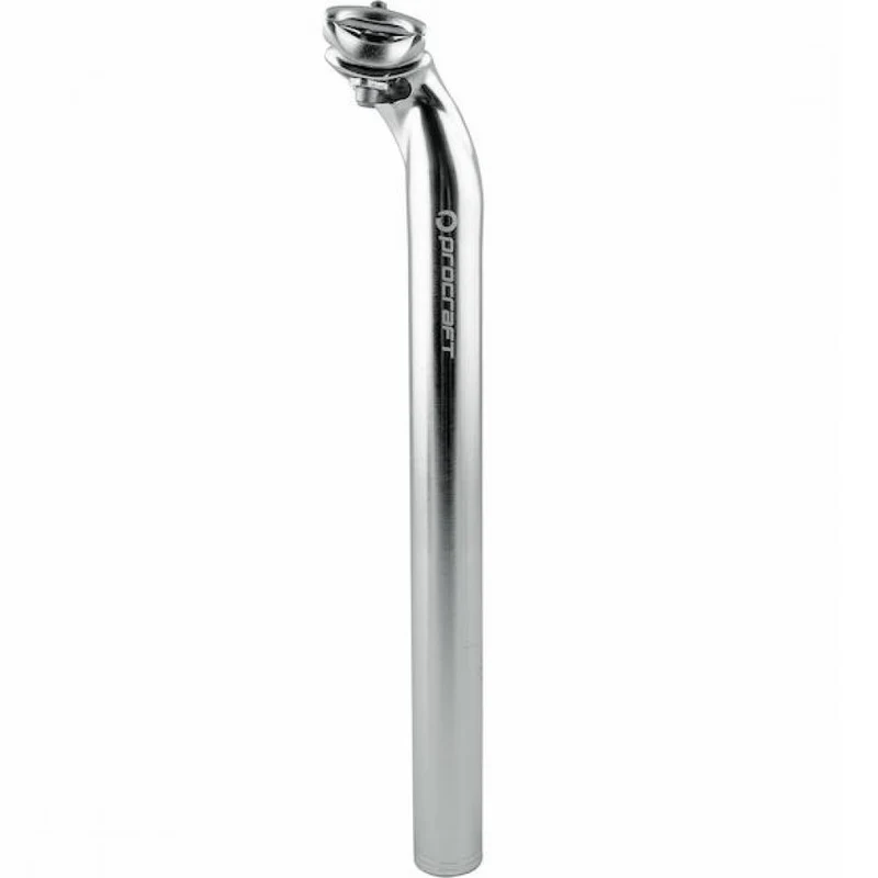 Procraft Sattelstütze Classic 2-Bolt Ø 27,0 x 350 mm Silber poliert - preiswert und robust